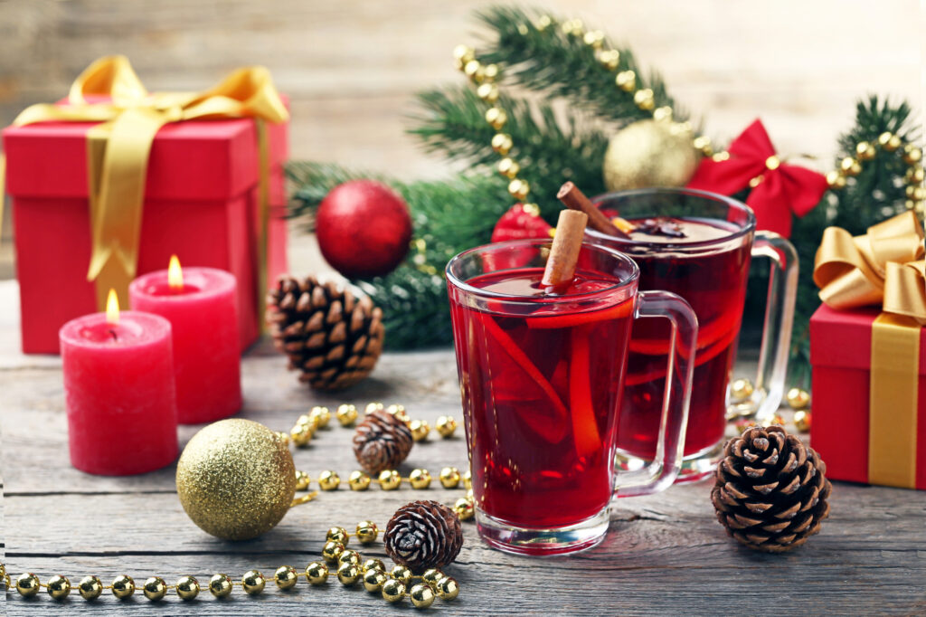 Cocktail sans alcool pour les fêtes de fin d'année
