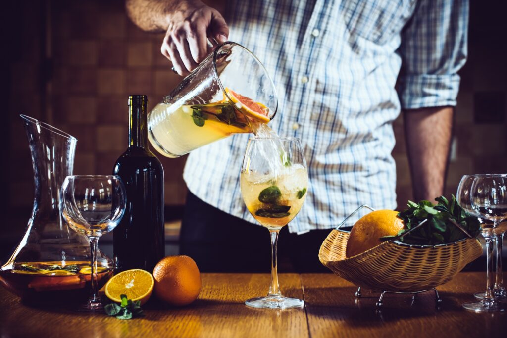 Le cocktail Sangria Blanche