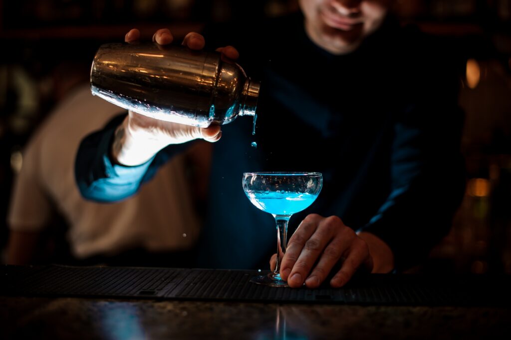 Le cocktail Blue Lady