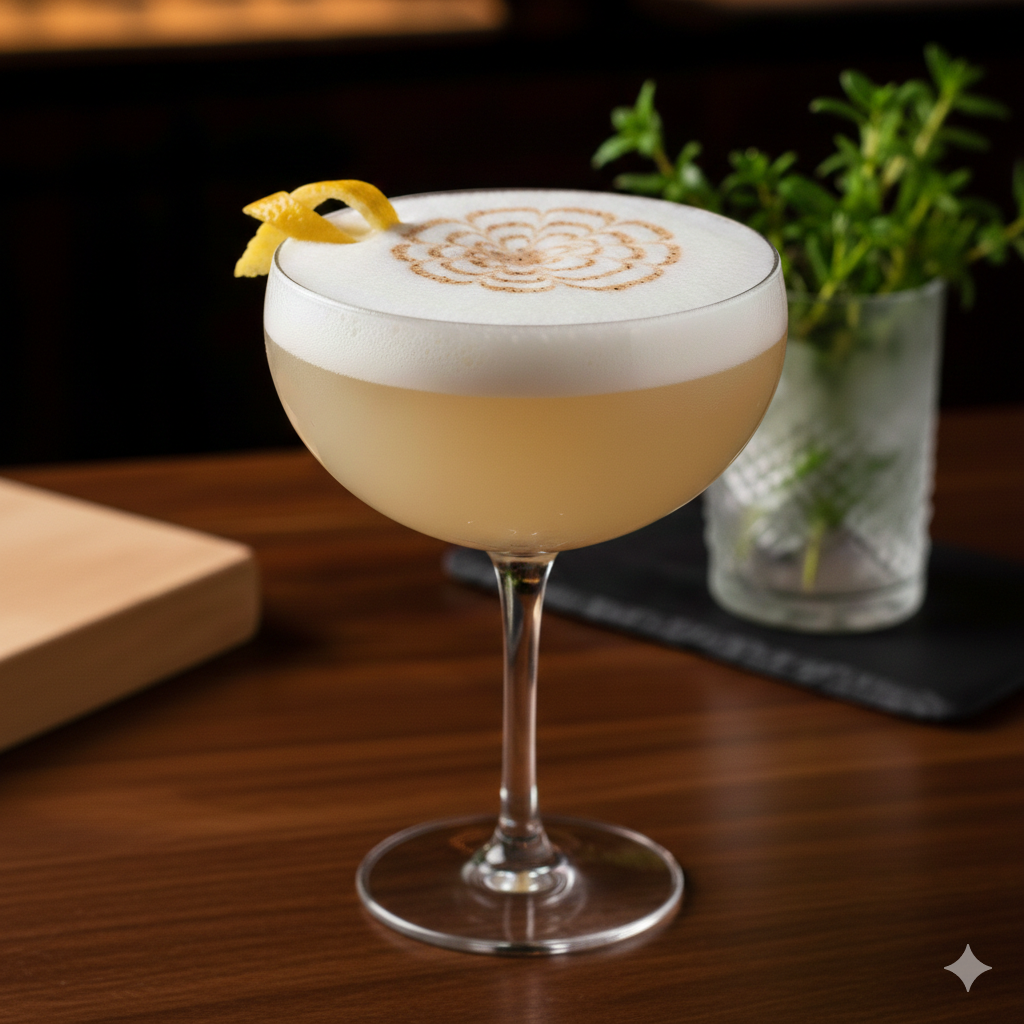 Cocktail au blanc d'oeuf