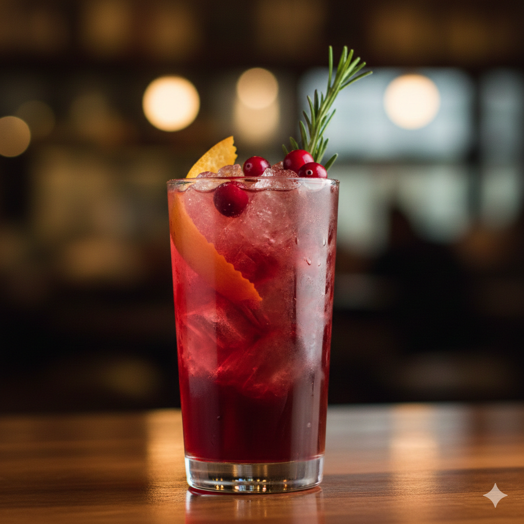 Cocktail avec cranberry