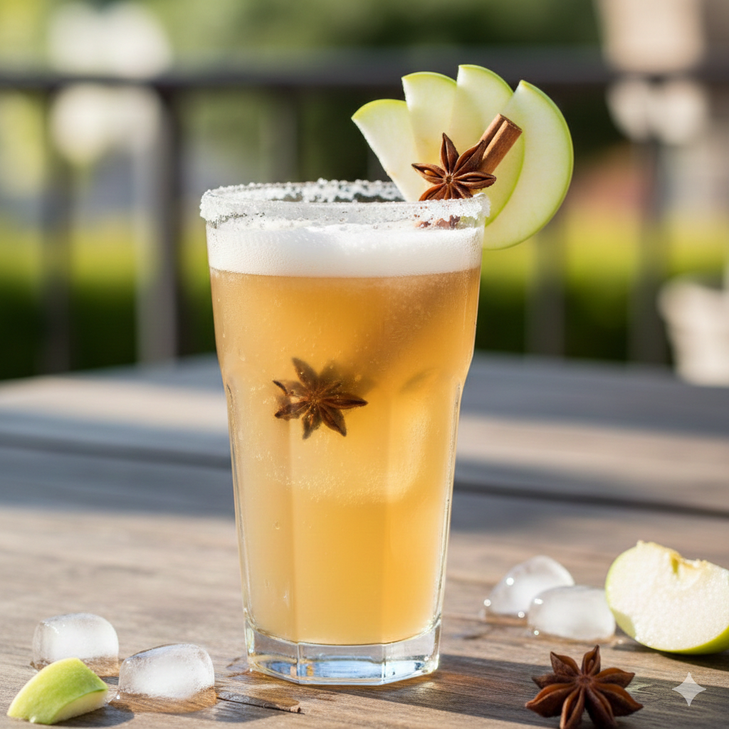 Cocktail avec jus de pomme