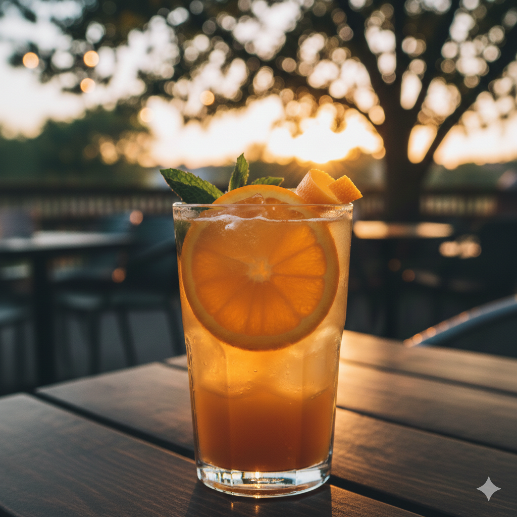 Cocktail avec orange