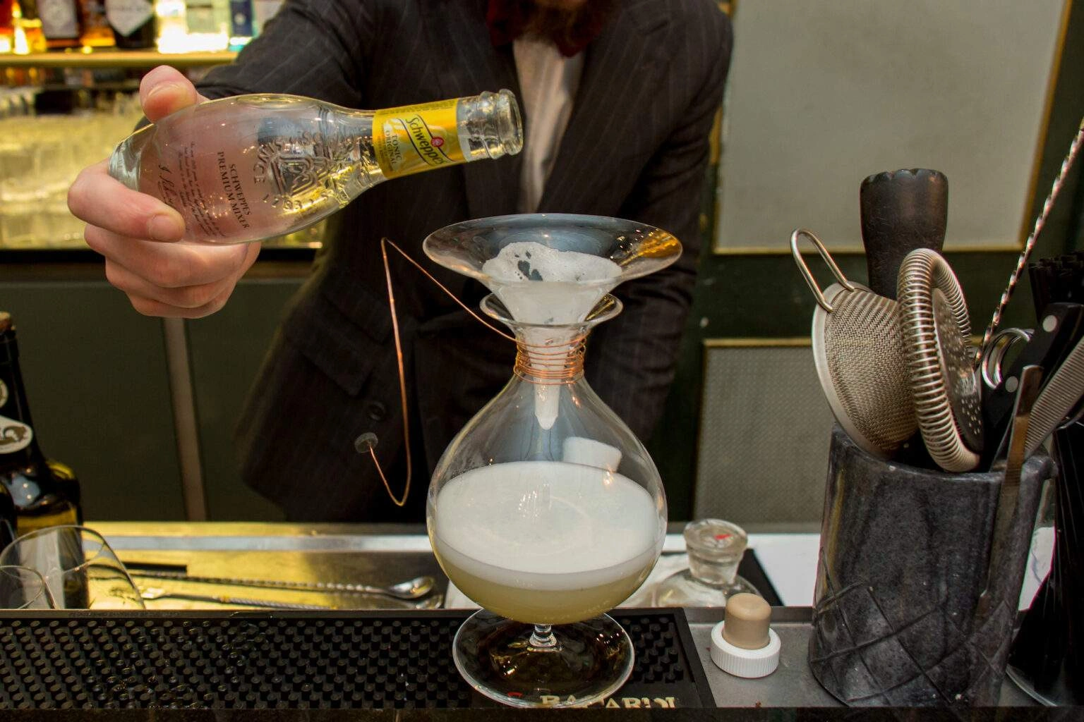 La préparation du Bloom du Bar Botaniste