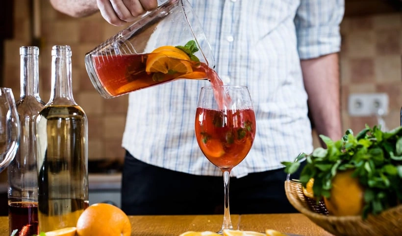 Recette Sangria Rouge au vin