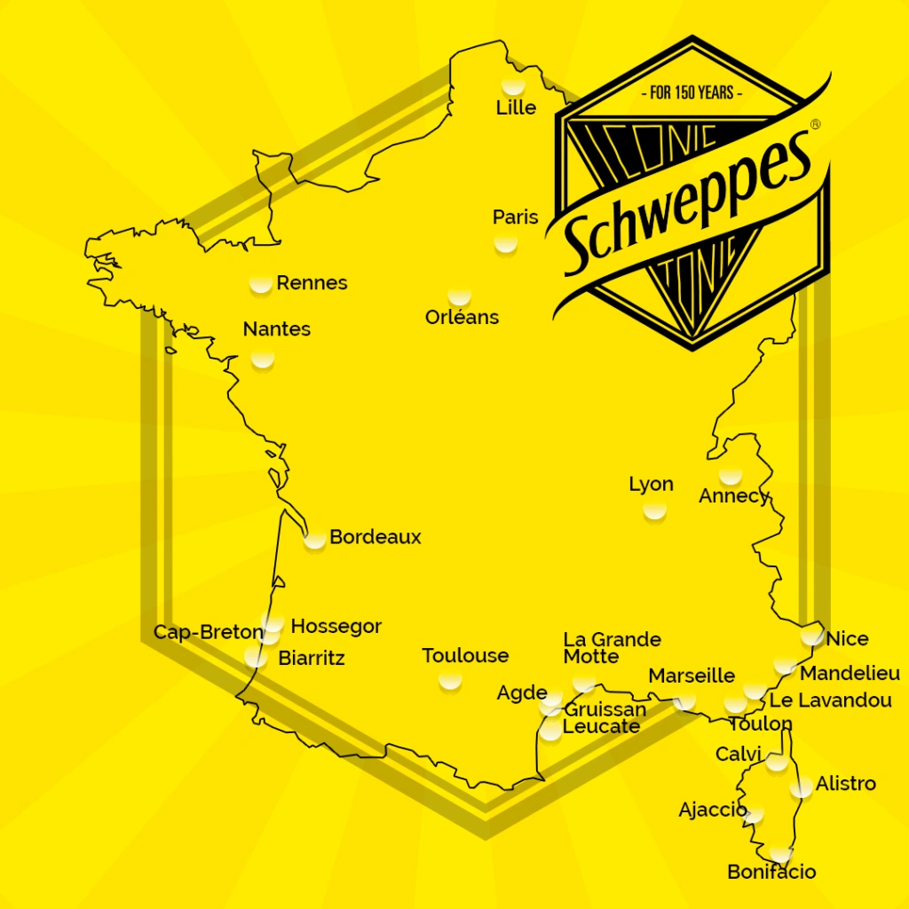 Les villes de l’Iconic Tonic Tour