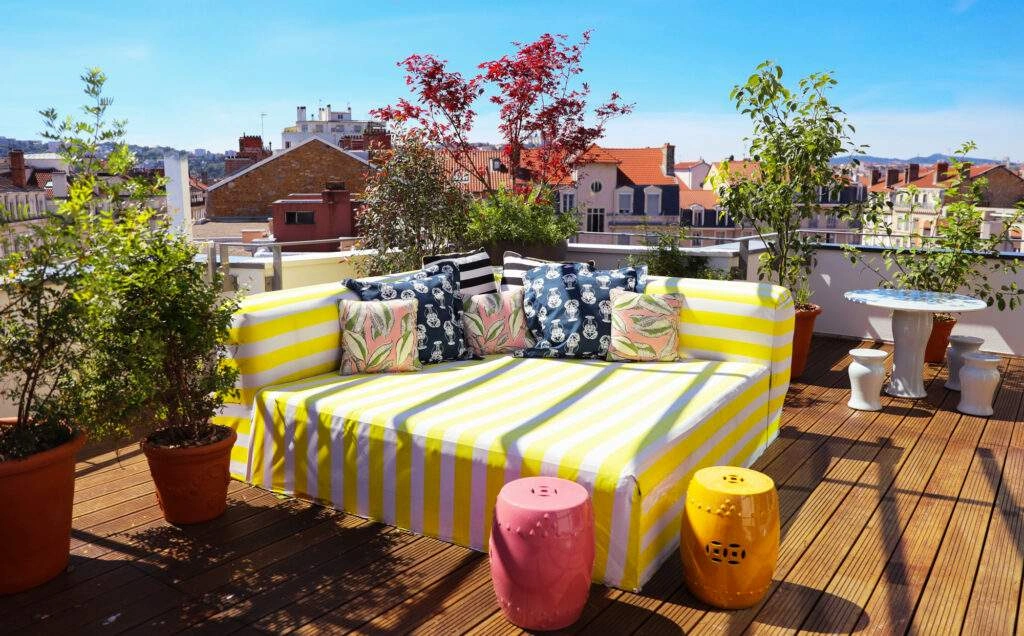 Mama Shelter, le rooftop de Lyon le plus coloré