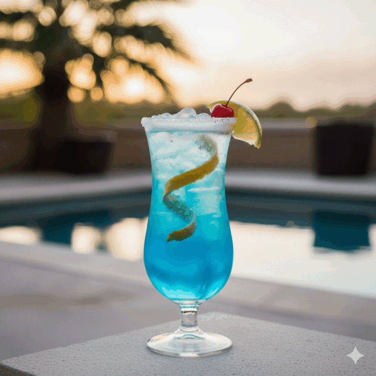 Cocktails Avec Curacao Bleu