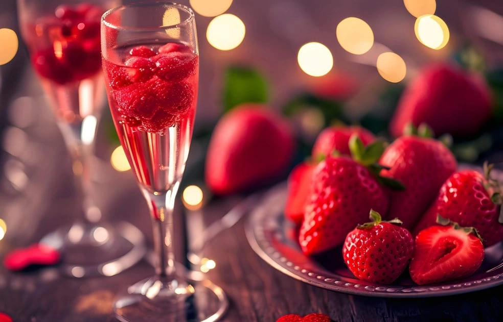 Recette La soupe de champagne aux fruits rouges